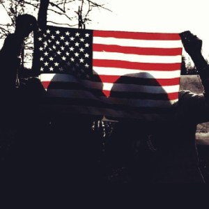 erica and tyler flag